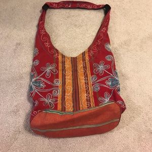 Beautifully hand made cross body bag